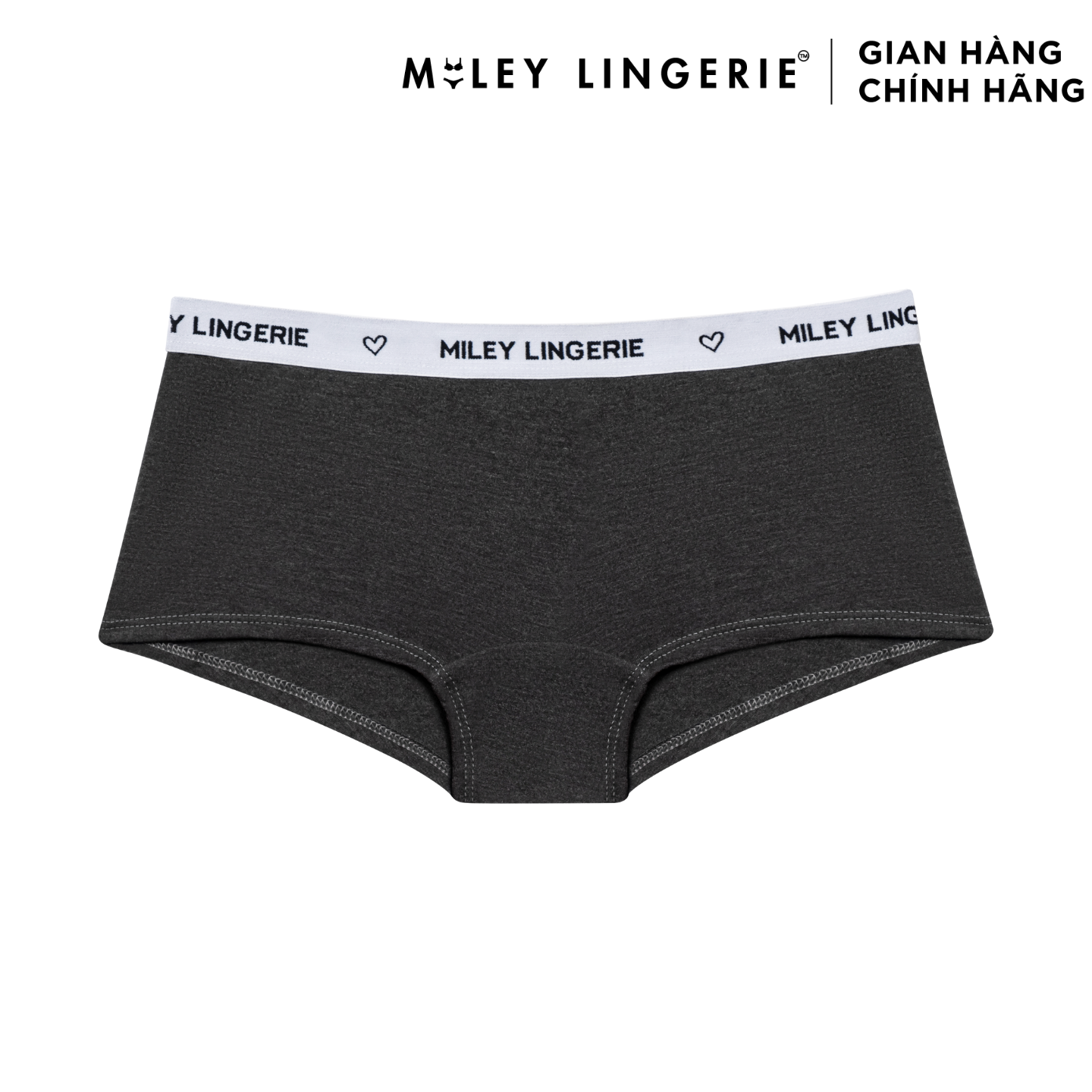 Bộ Đồ Lót Mút Mỏng Không Gọng thời Trang Và Quần Boxer Cotton Tự Nhiên Viền Lưng Logo BeingMe Miley Lingerie