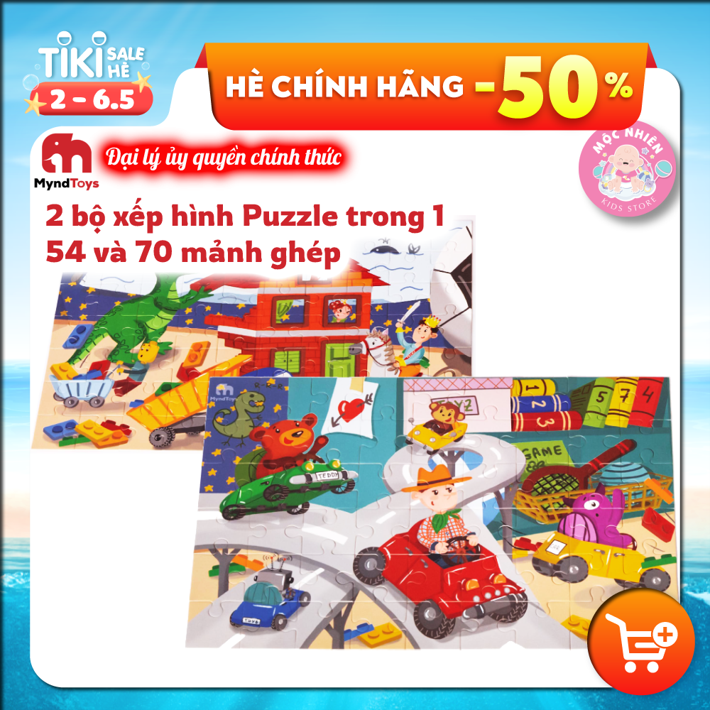 Đồ Chơi Xếp Hình Myndtoys Go Up! Puzzle Level 4 - Tiny Lenses Dành Cho Bé Trên 3.5 Tuổi