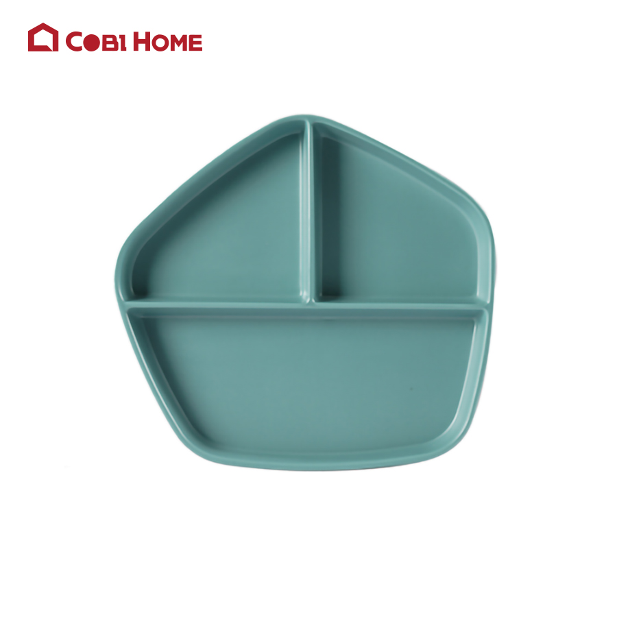 Đĩa chia ngăn melamine cao cấp (2 màu)