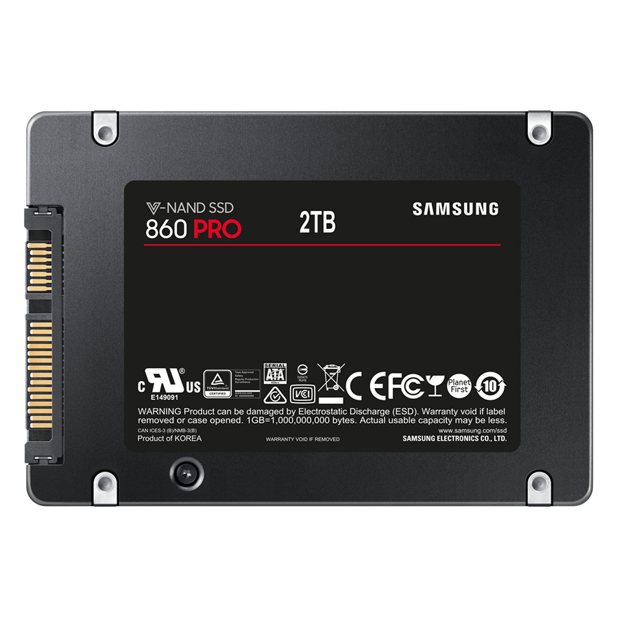 Ổ Cứng SSD Samsung 860 Pro MZ-76P2T0BW 2TB Sata III 2.5 inch - Hàng Nhập Khẩu