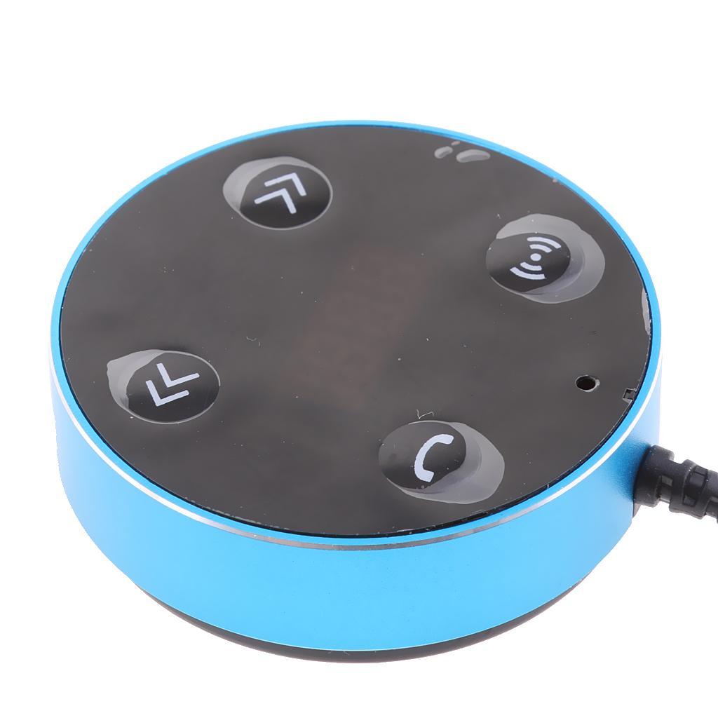 3.0 Music Receiver 3.5mm Adapter Handsfree Car AUX Speaker Blue