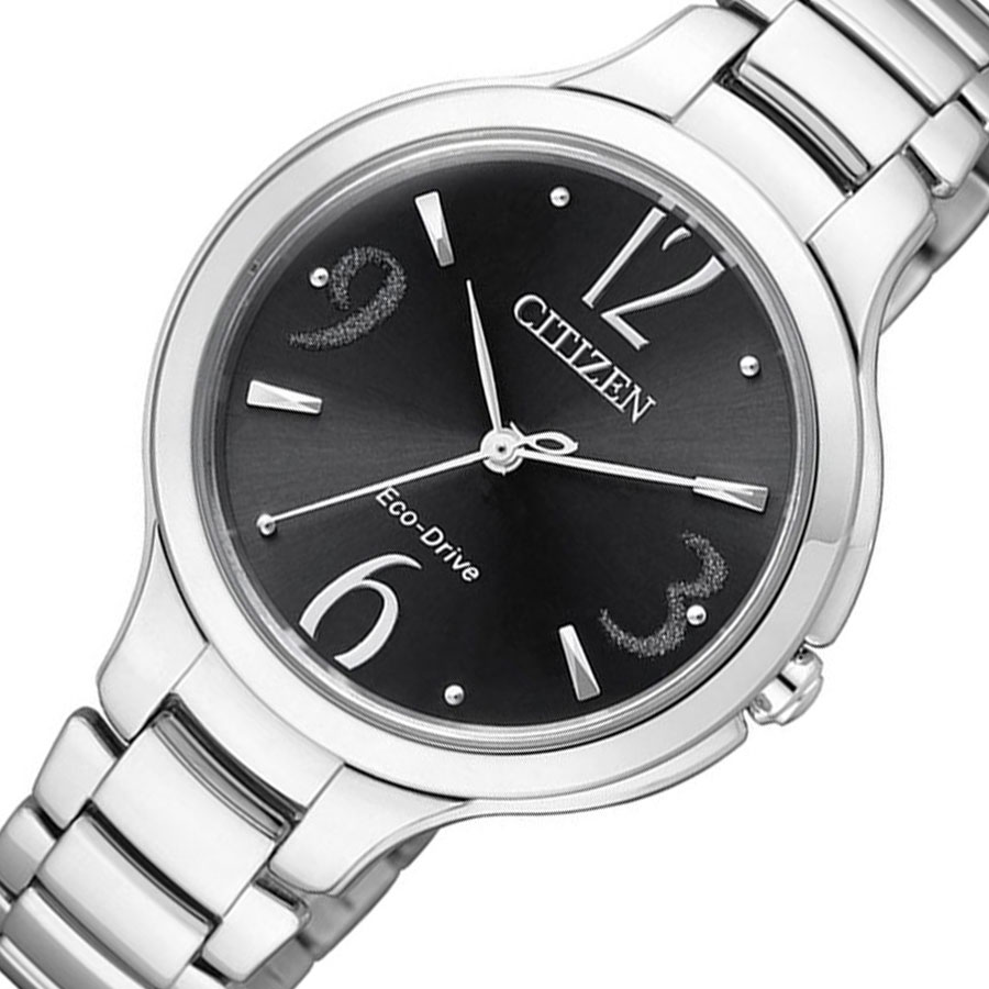 Đồng Hồ Nữ Citizen Dây Thép Không Gỉ EP5990-50E - Mặt Đen (Sapphire)