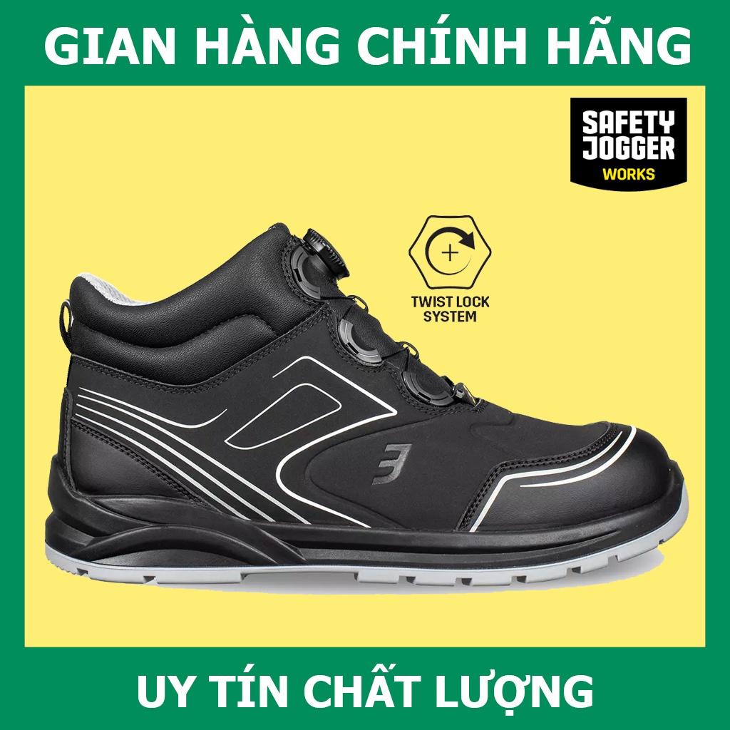 [Hàng Chính Hãng] Giày Safety Jogger Cador S3 MID TLS Da Chất Lượng Cao, Chống Va Đập Mạnh, Chống Đâm Xuyên