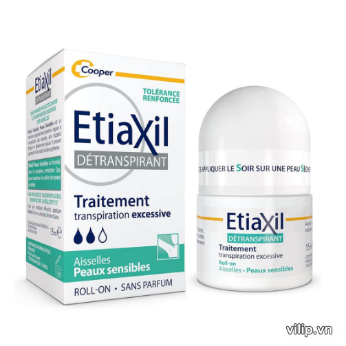 Lăn Khử Mùi EtiaXil Nhãn Xanh Cho Da Nhạy Cảm 15ml