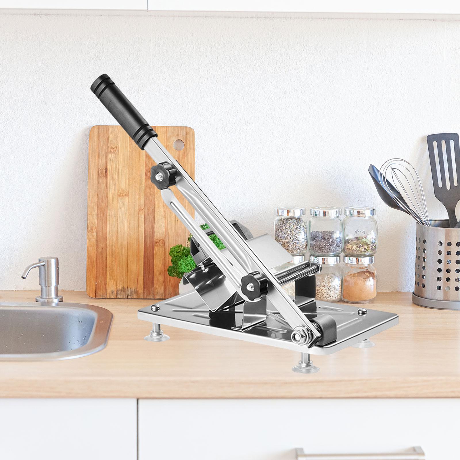 Meat Slicer Adjustable Meat Cutter Bacons Slicer Grater for Hotpot