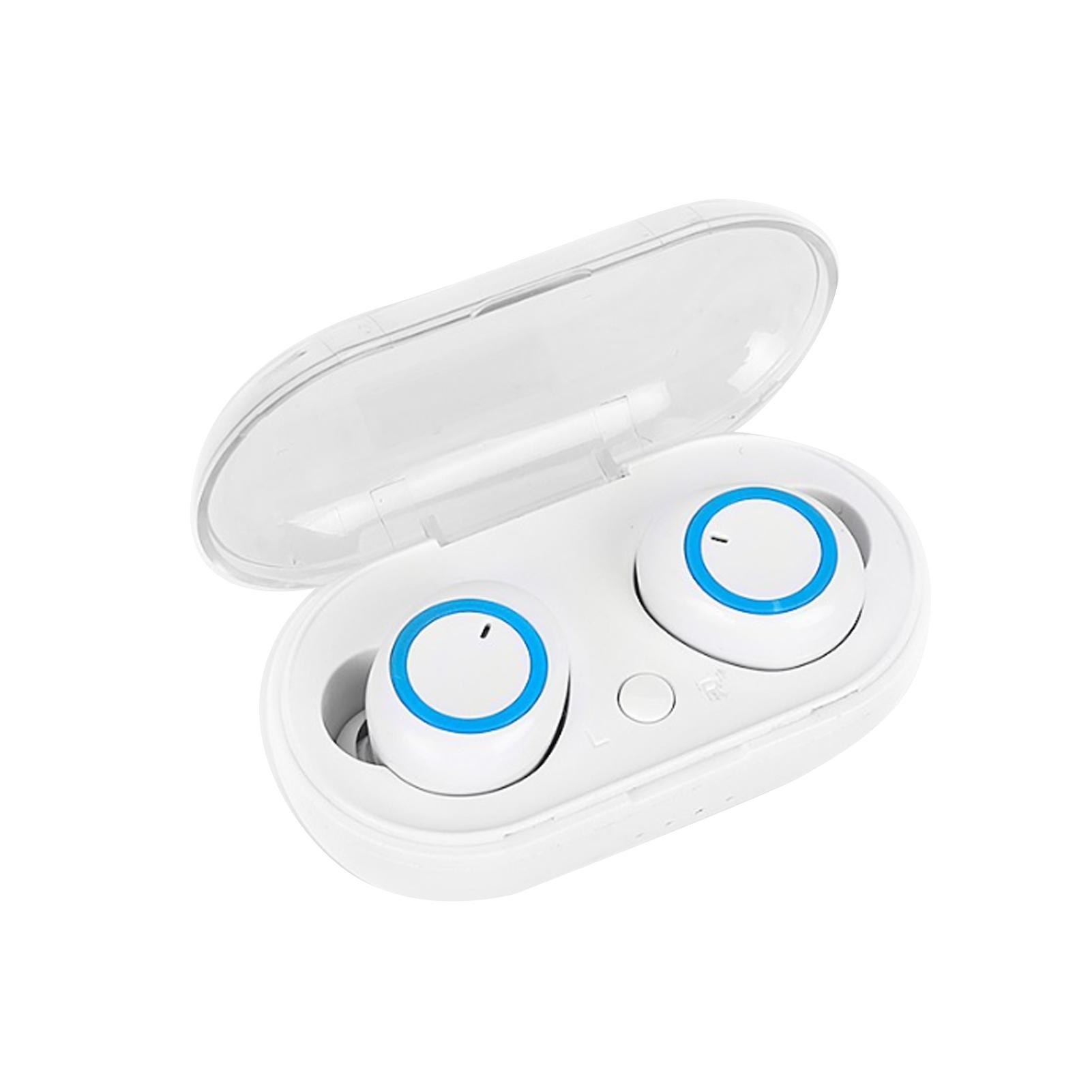 Y50 True Wireless BT5.0 Headphones Music Earphone In-ear Earbuds Touch Control Sport Headset with Mic 450mAh Charging Case