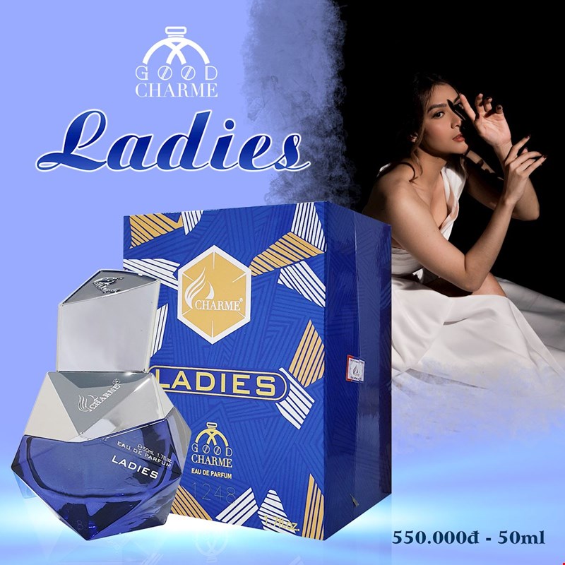 Nước hoa nữ cao cấp, Charme Ladies, hương nước hoa chính hãng, mùi hương quyến rũ, lưu hương cả ngày, 50ml