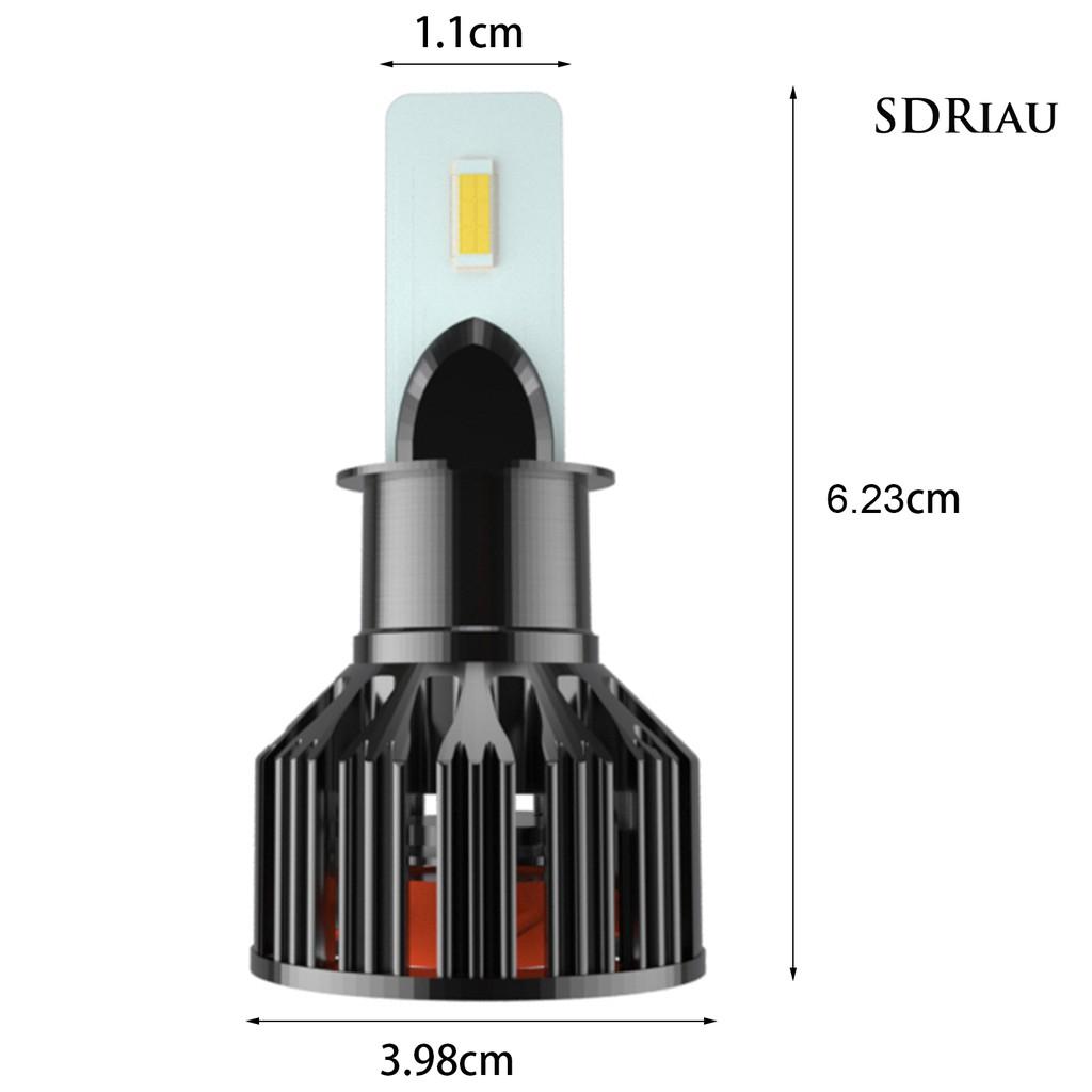 1 Cặp Đèn Pha Led Cob Siêu Sáng Cho Xe Hơi