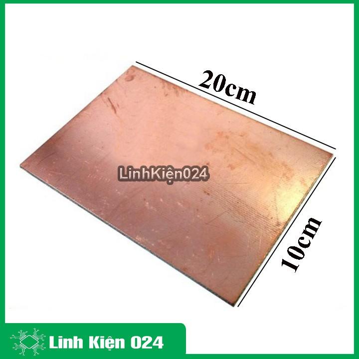 Phíp Đồng Thủy Tinh 1 Mặt 10x20Cm 1.6mm