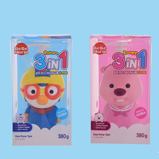 Sữa tắm gội xả trẻ em 3-in-1 Pororo Premium Dịu nhẹ không cay mắt Hàn Quốc 380g