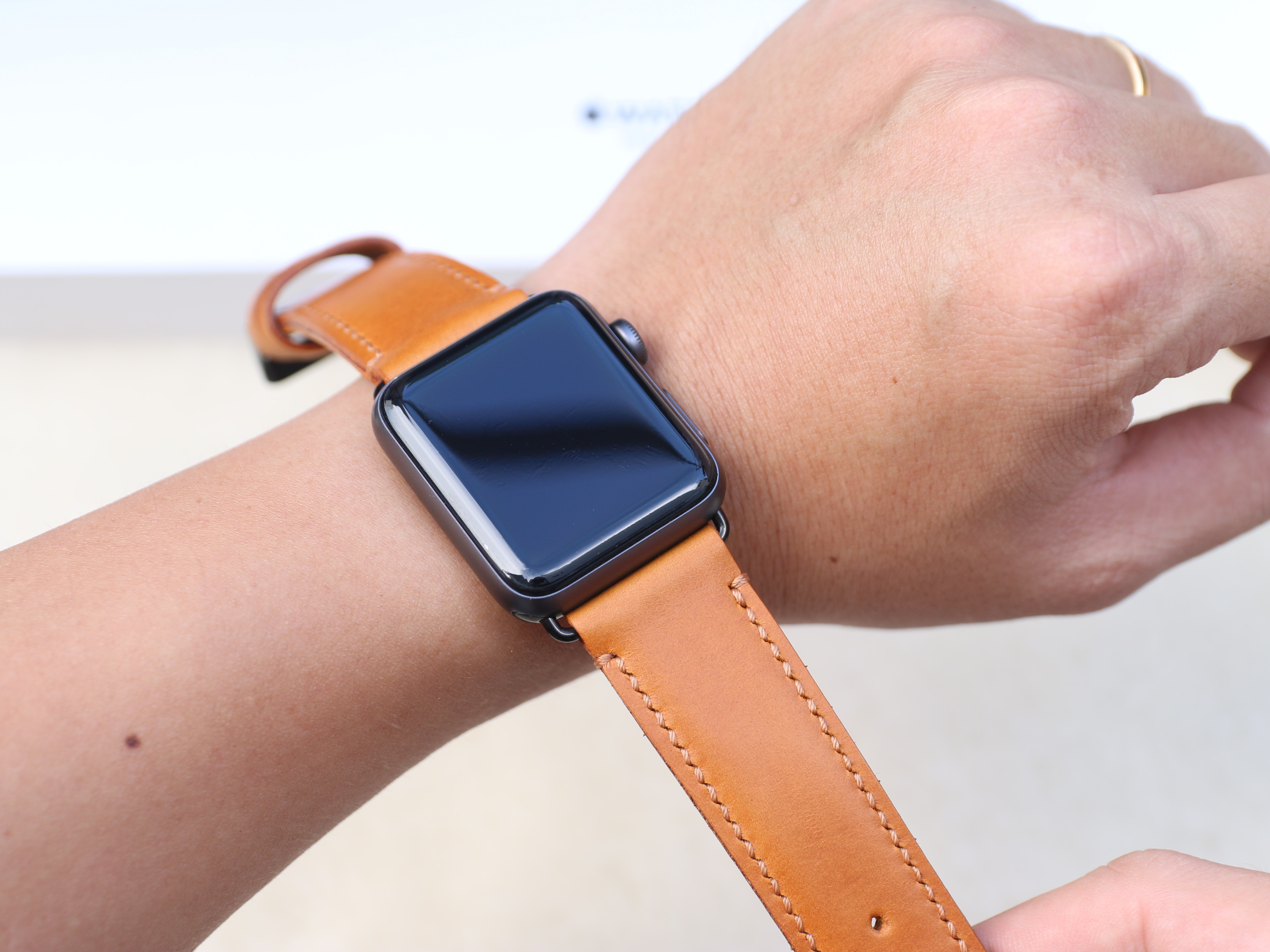 Dây Da Thay Thế Dành Cho Apple Watch - Handmade