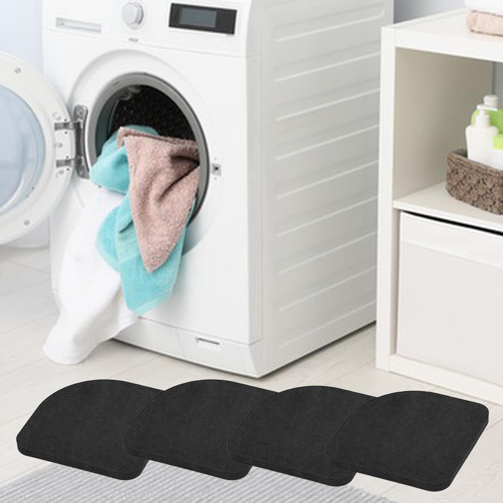4 Pieces Anti Vibration Pads EVA Anti Slip Stand Protector Universal Washing Machine Feet Pad Foot Pads for Laundry Room Furniture Fridge