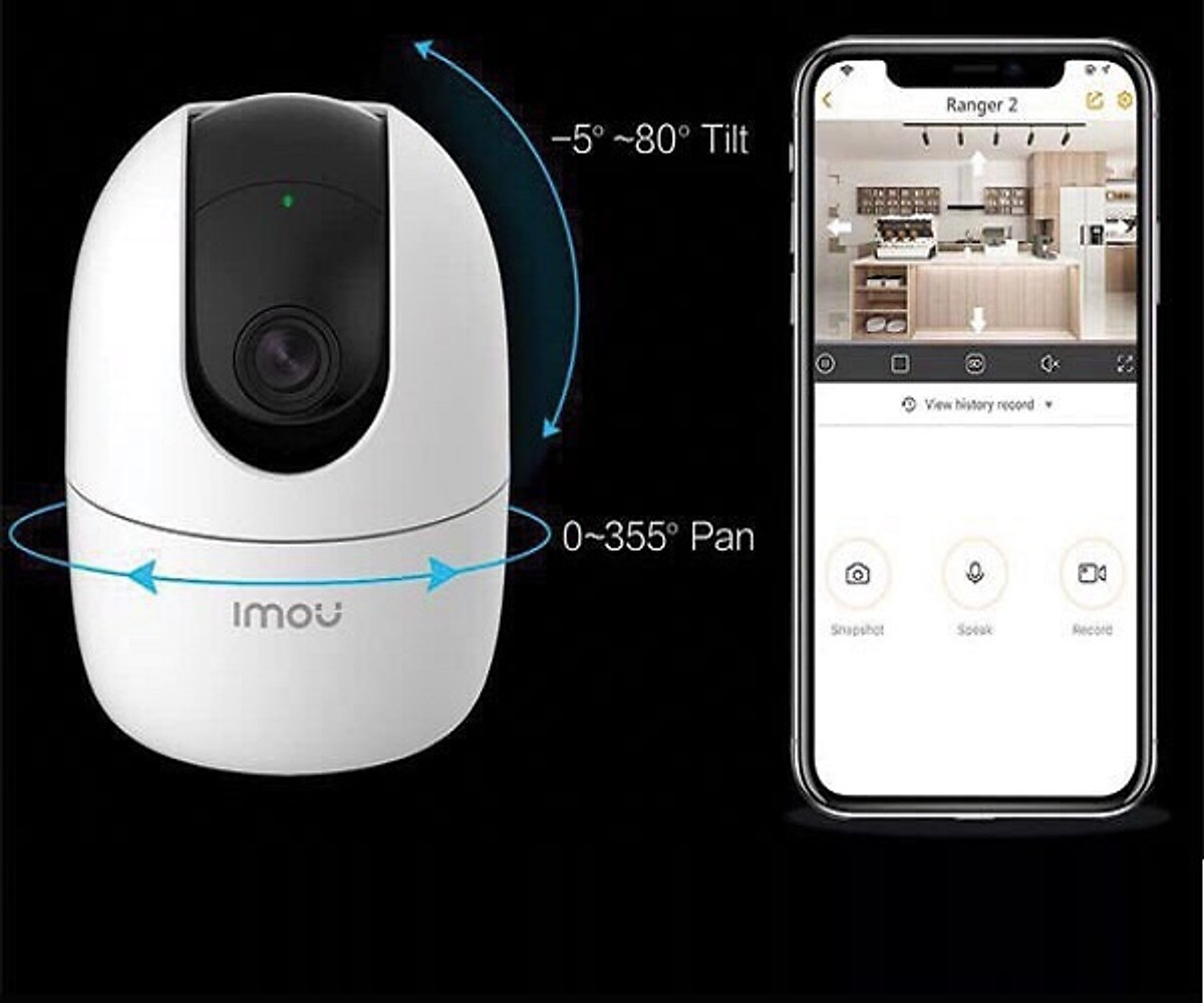 Camera wifi không dây Imou A22 chính hãng/ theo dõi chuyển động/  hồng ngoại/ đàm thoại/ cảnh báo chuyển động- Hàng chính hãng