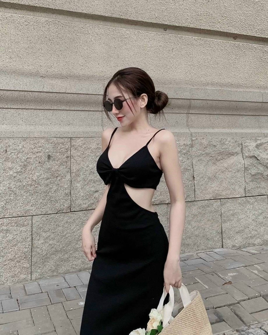 ĐẦM SUÔNG ĐEN 2 DÂY XẺ TÀ