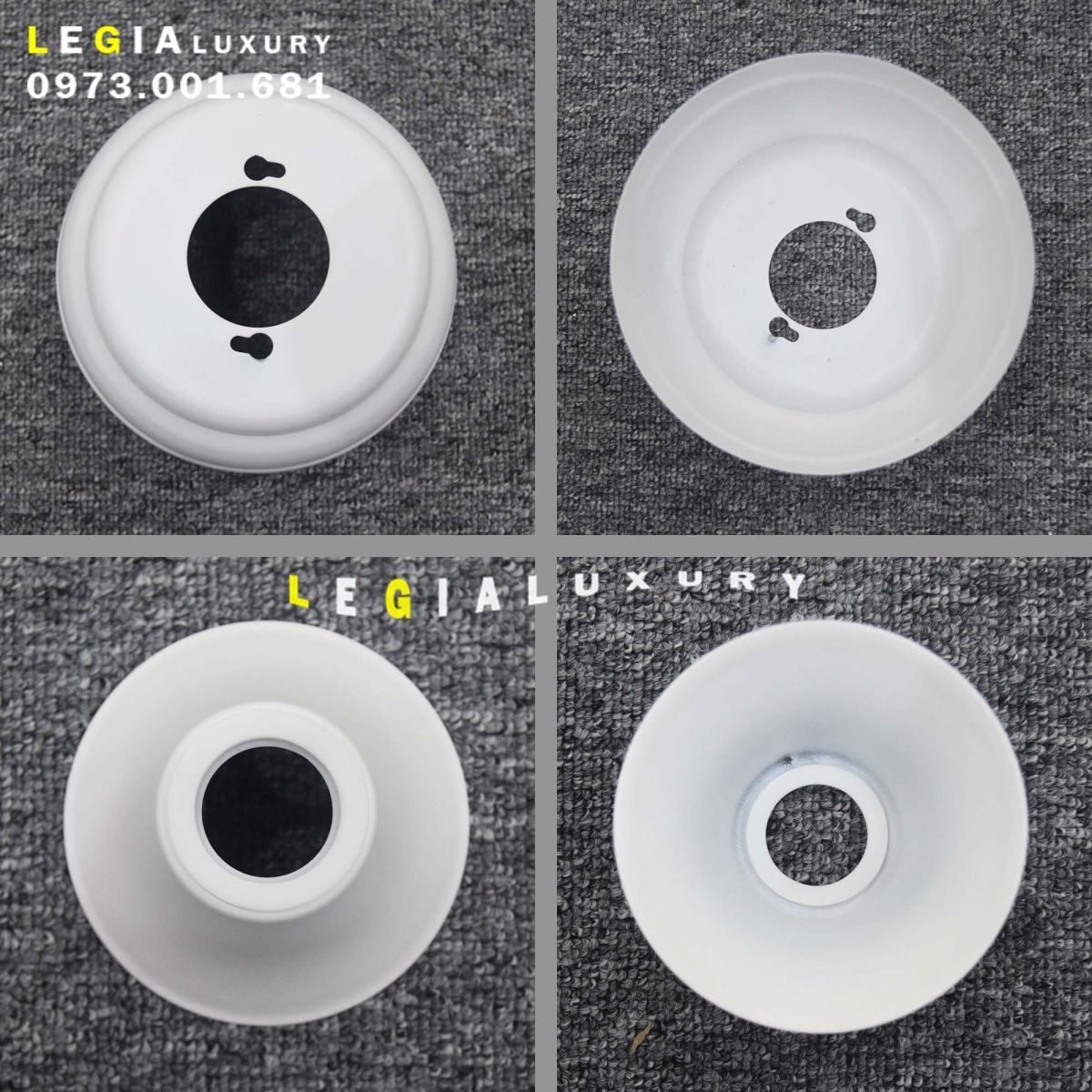Quạt Trần Hiện Đại Lê Gia LGFAN668T - Trắng | Quạt Trần Đèn