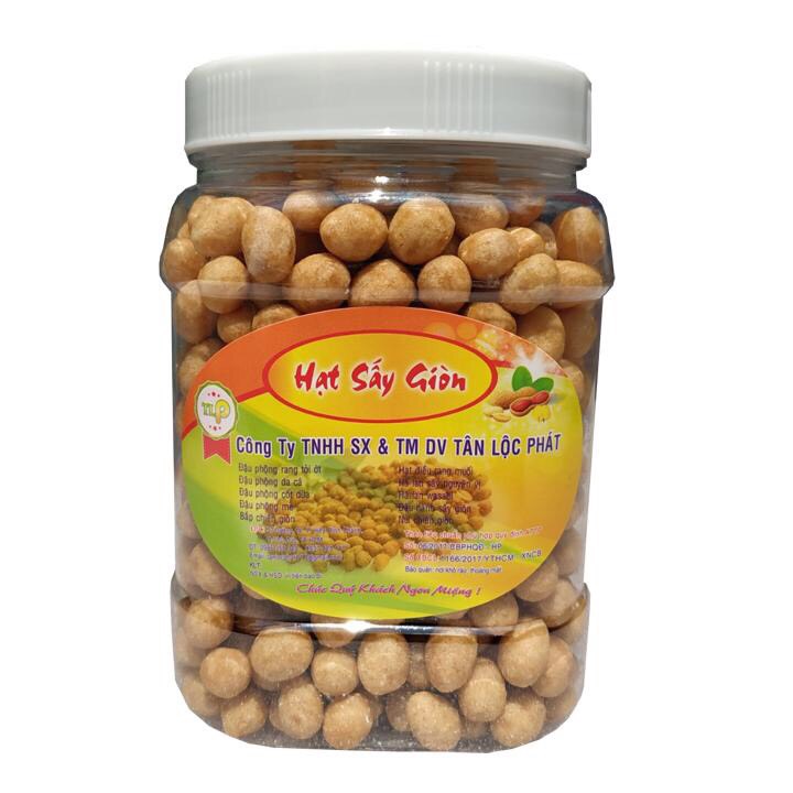 ĐẬU PHỘNG CỐT DỪA SẤY GIÒN 500G HŨ NHỰA