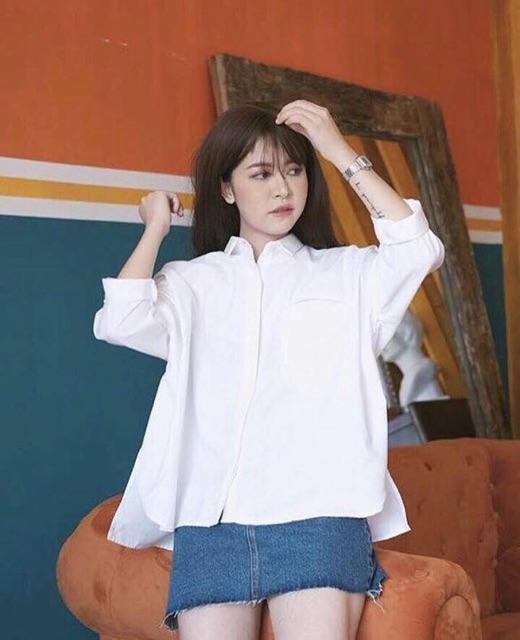 Áo sơmi nữ oversize