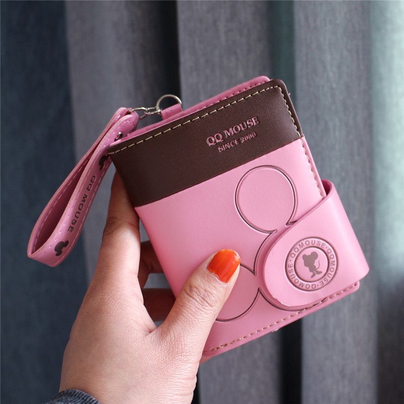 Ví Nữ Mini Ngắn Cầm Tay Cao Cấp Phong Cách Hàn Quốc Dây Kéo S09