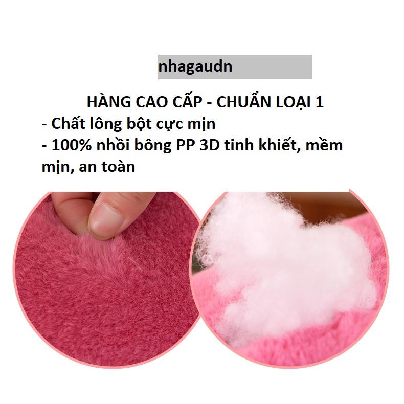 Gấu dâu Lotso dáng nằm cao cấp mềm mịn - có mùi dâu