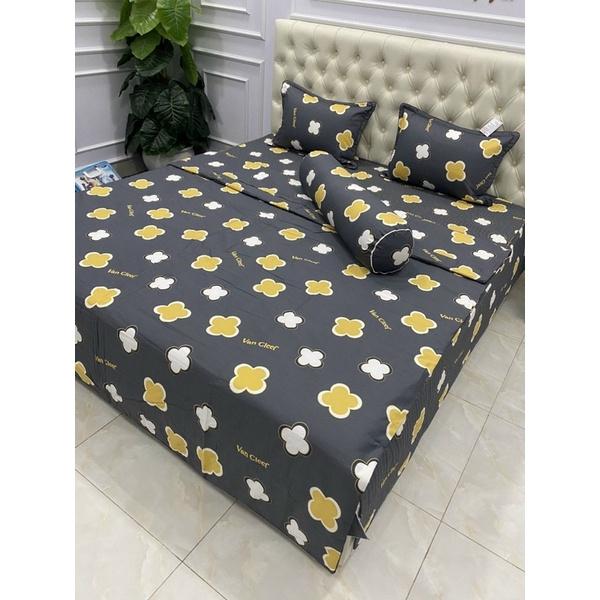 Bộ ga phủ trần bông cottong 5 món ảnh chụp thật