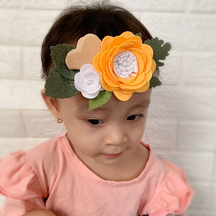 Set 2 băng đô hoa xinh cho bé Z26