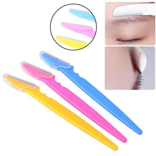 Combo 3 Dao Cạo Chân Mày Tinkle Eyebrow Razor Có Màng Bảo Vệ