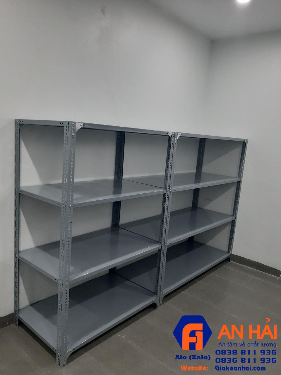 KỆ SẮT V LỖ đa năng - kệ kho hàng Loại dày, chịu tải tốt