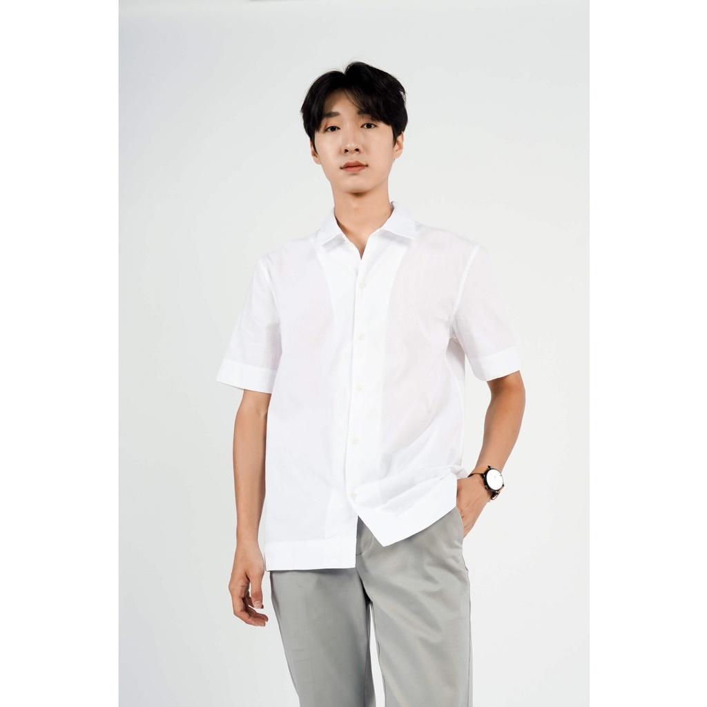 Áo sơ mi tay ngắn nam Seersucker (Vải sọc nhăn) 3 màu | LASTORE MENSWEAR
