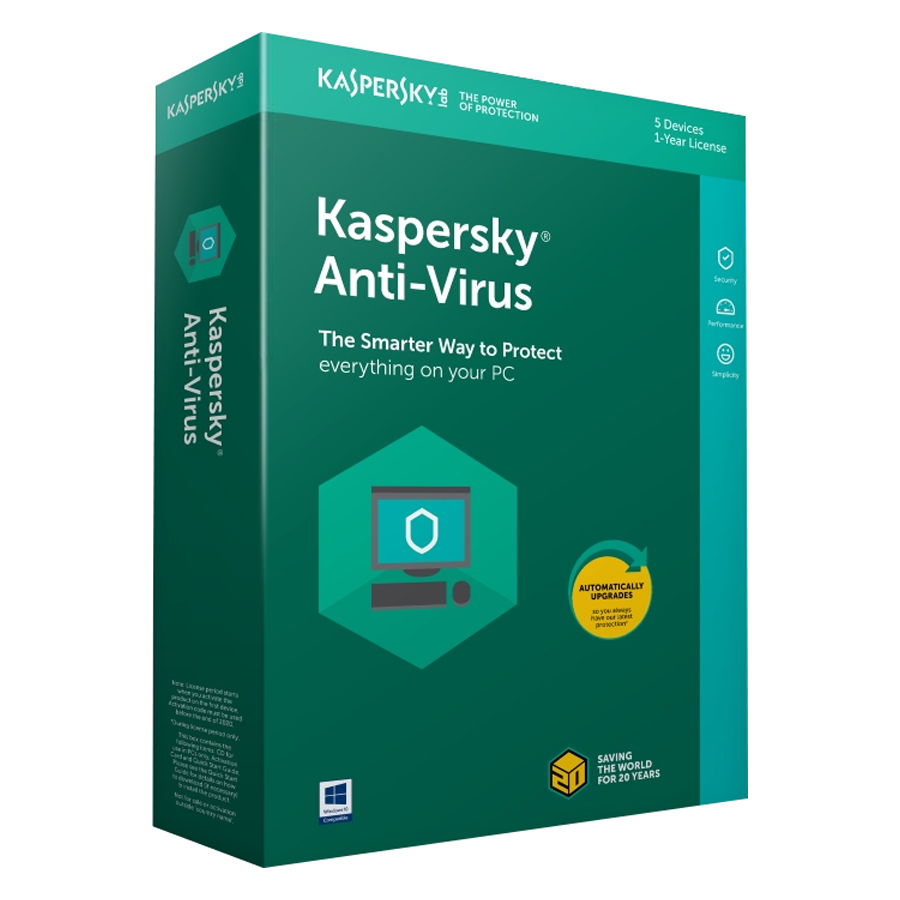 Phần Mềm Diệt Virus Kaspersky Antivirus (KAV) - Hàng chính hãng