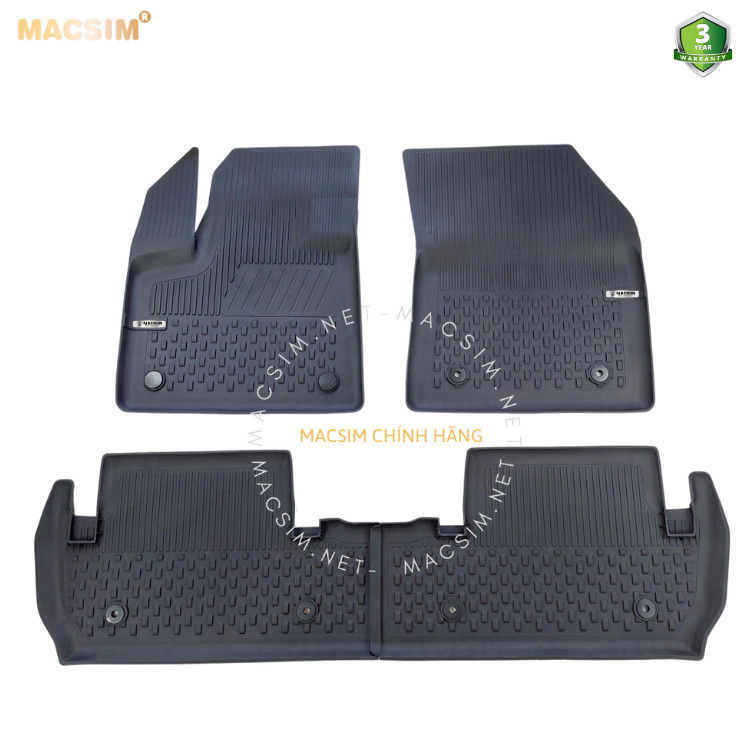 #Peugeot 3008 , Thảm lót sàn ô tô nhựa TPE Silicon Peugeot 3008 GT Line 2016 + Black Nhãn hiệu Macsim