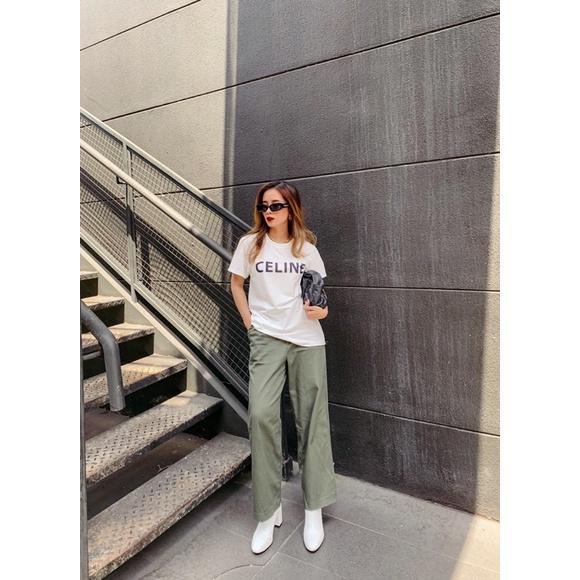 Áo Thun Nữ Tay Ngắn UNISEX in Chữ basic