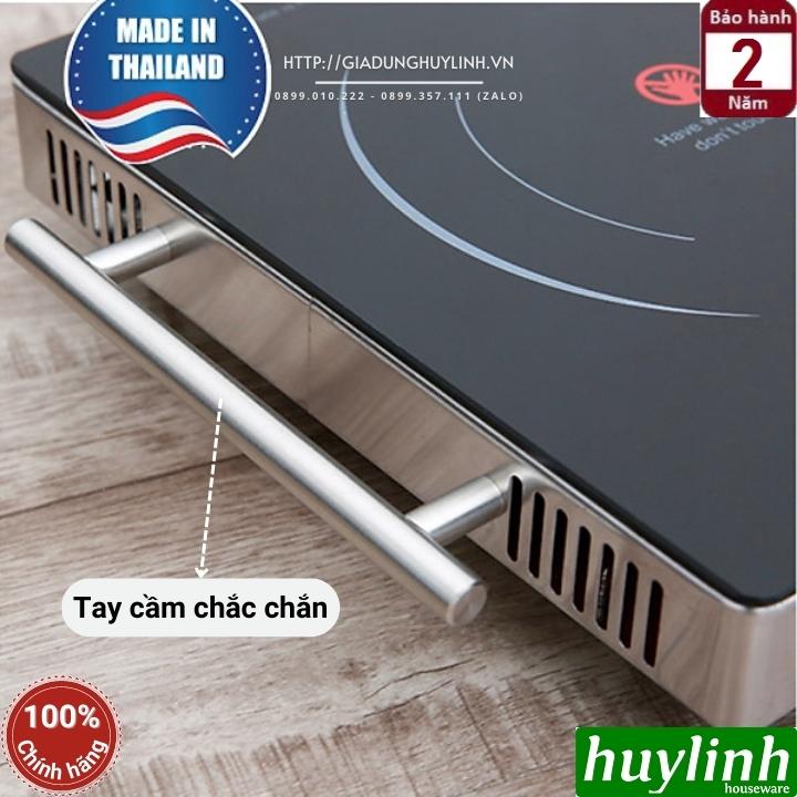 Bếp hồng ngoại đơn Iruka I-77 [I77] - Công suất 2200W - Sản xuất tại Thái Lan - Điều khiển cảm ứng - Mặt kính chịu lực Ceramic - Hàng chính hãng