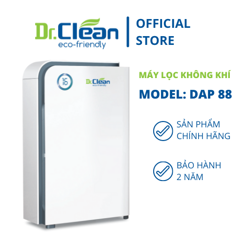 Máy lọc không khí Dr. CLEAN Air purifier Model DAP88 55W diện tích 50m2 - HÀNG CHÍNH HÃNG