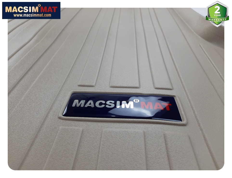 Thảm lót cốp xe ô tô Toyota Prado 2009- đến nay nhãn hiệu Macsim chất liệu TPV cao cấp , màu be