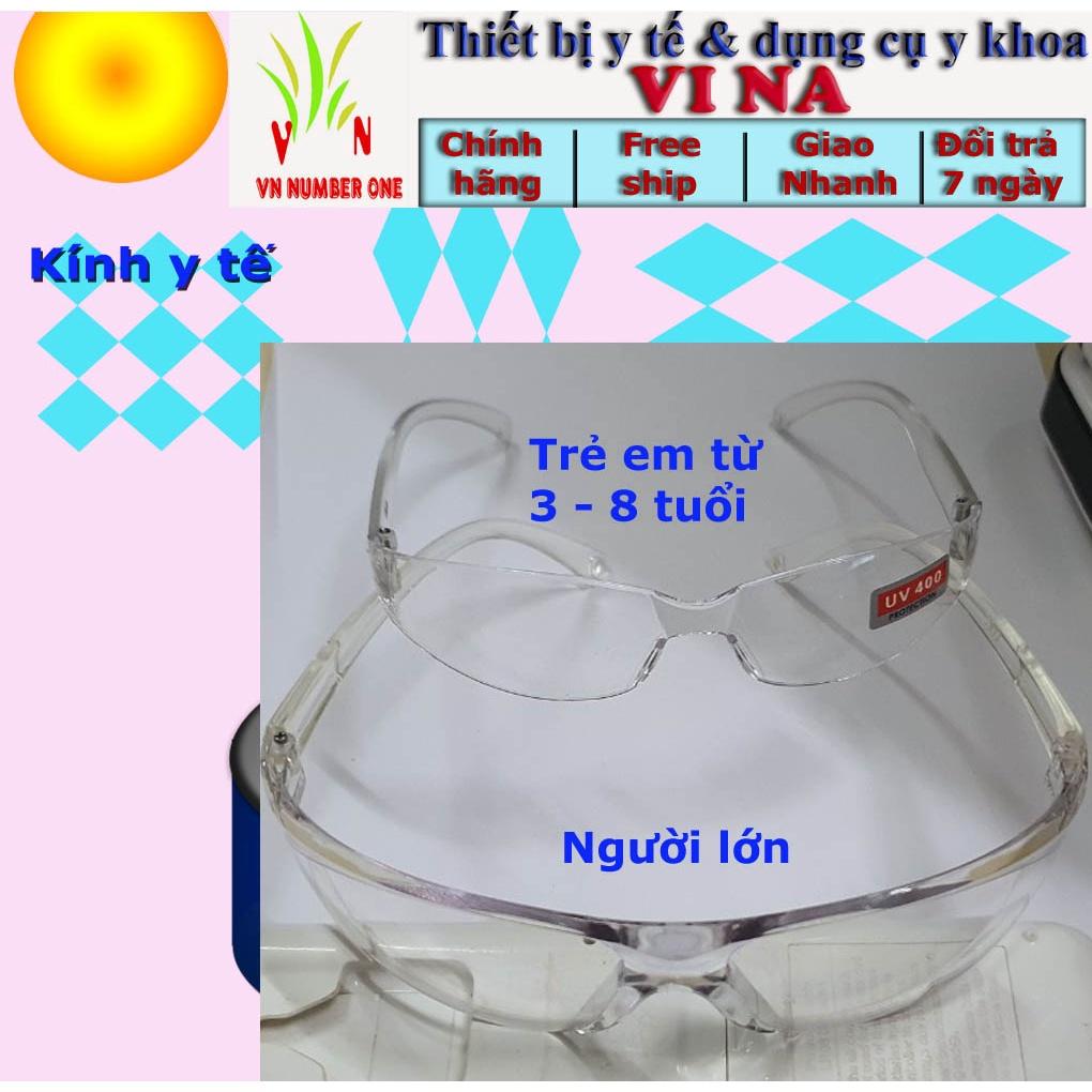 Kính y tế, kính bảo vệ mắt, kính bảo hộ người lớn và trẻ em