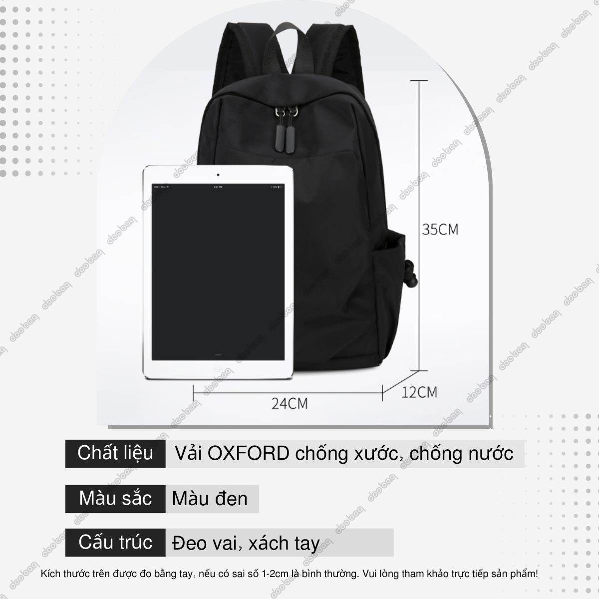 Balo nam thời trang thiết kế nhỏ gọn Doo Bag nhiều ngăn tiện lợi chống thấm nước tốt