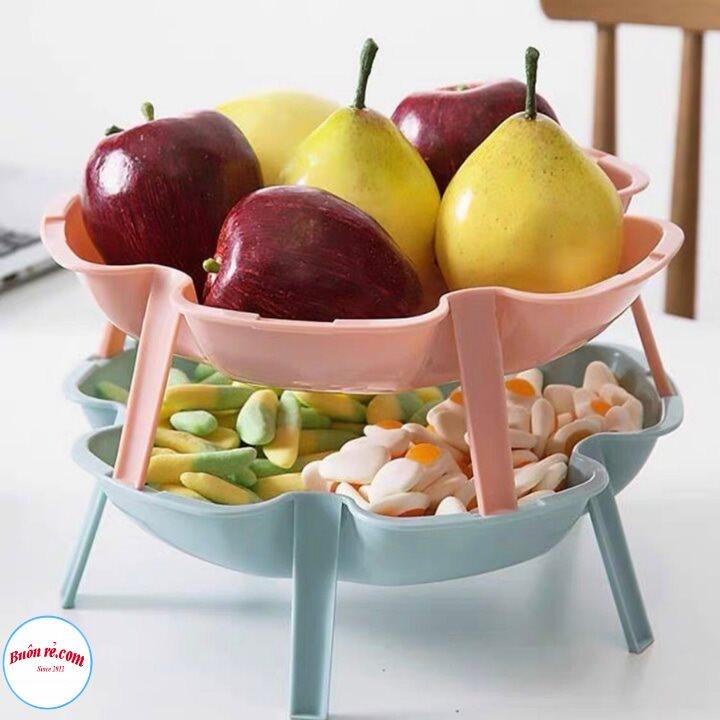 Bộ 3 khay xếp tầng đựng đồ ăn lẩu Việt Nhật, Đĩa mứt khay hoa quả 3 chân có thể xếp tầng Khay đựng bánh kẹo