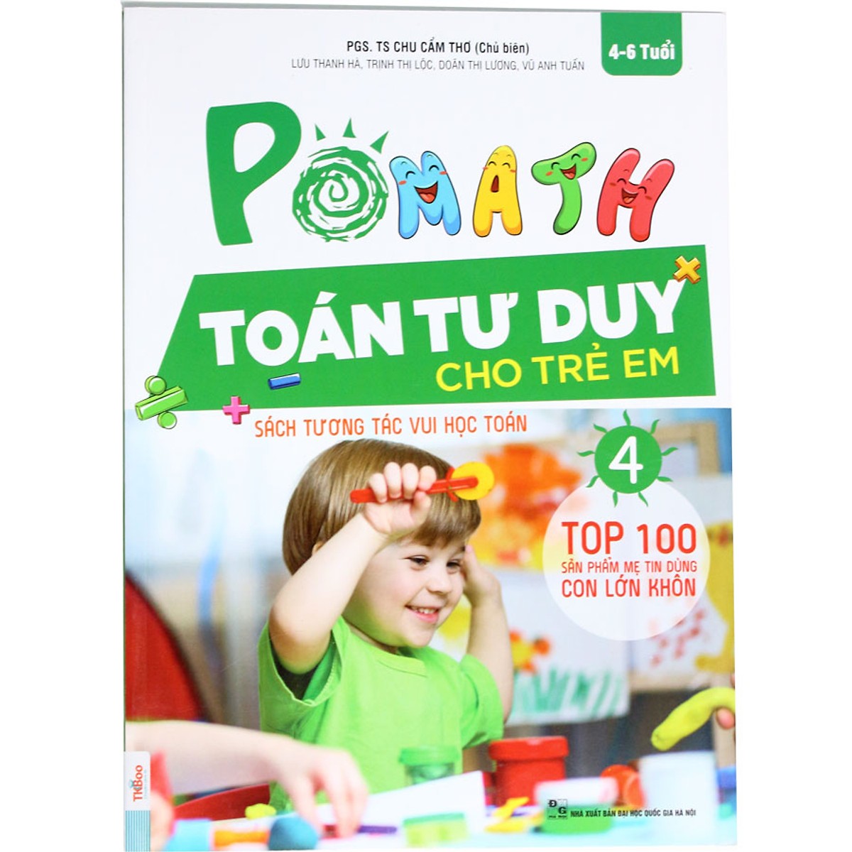 Combo Bộ sách POMath Toán tư duy cho trẻ em 4 đến 6 tuổi, và bộ học liệu đi kèm (Tặng kèm Kho Audio Books)