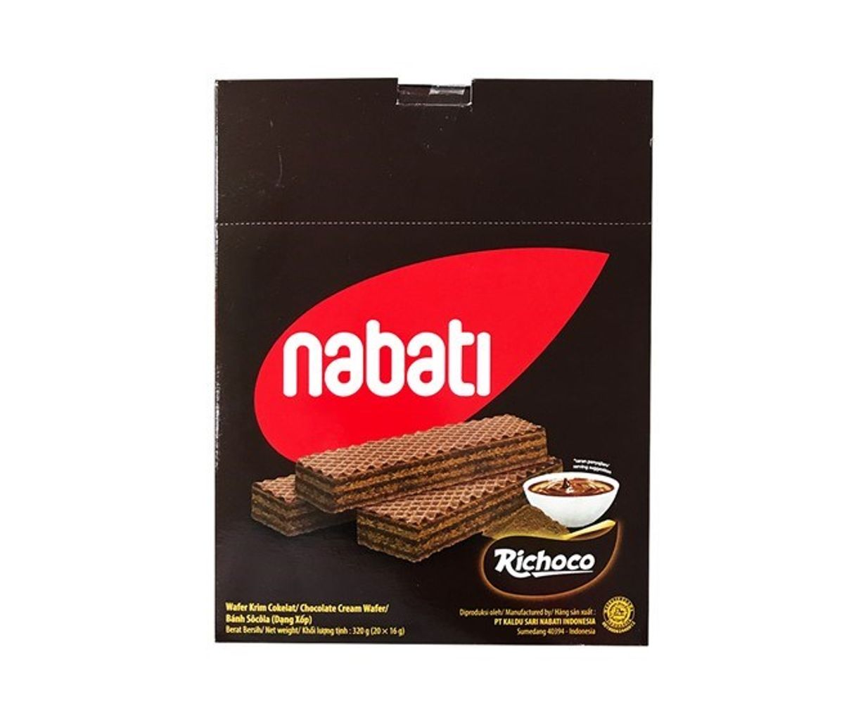 Bánh Kem Xốp Nabati Vị Socola RiChoco - Hộp 20 gói