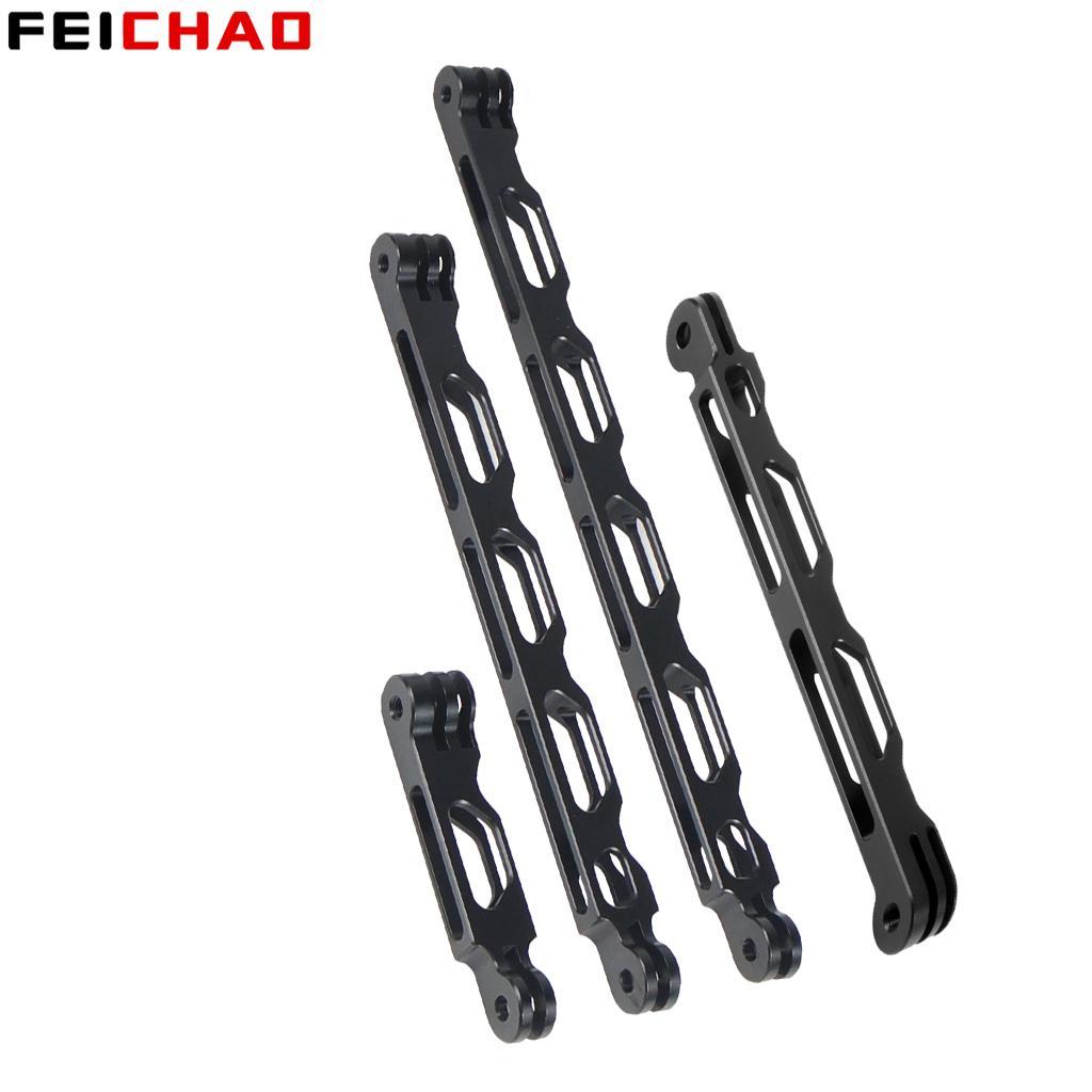 Nhôm mở rộng thanh cánh tay kéo dài Selfie Materme Stick Chân máy Bộ điều hợp ba chân cho GoPro Insta360 One R X Yi DJI Action Camera