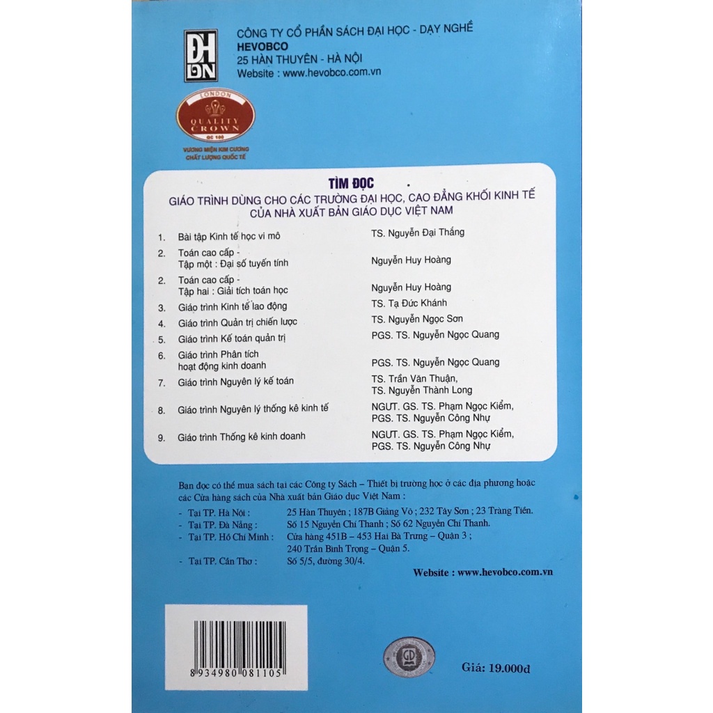 Toán Cao Cấp Tập 1 - Đại Số Tuyến Tính