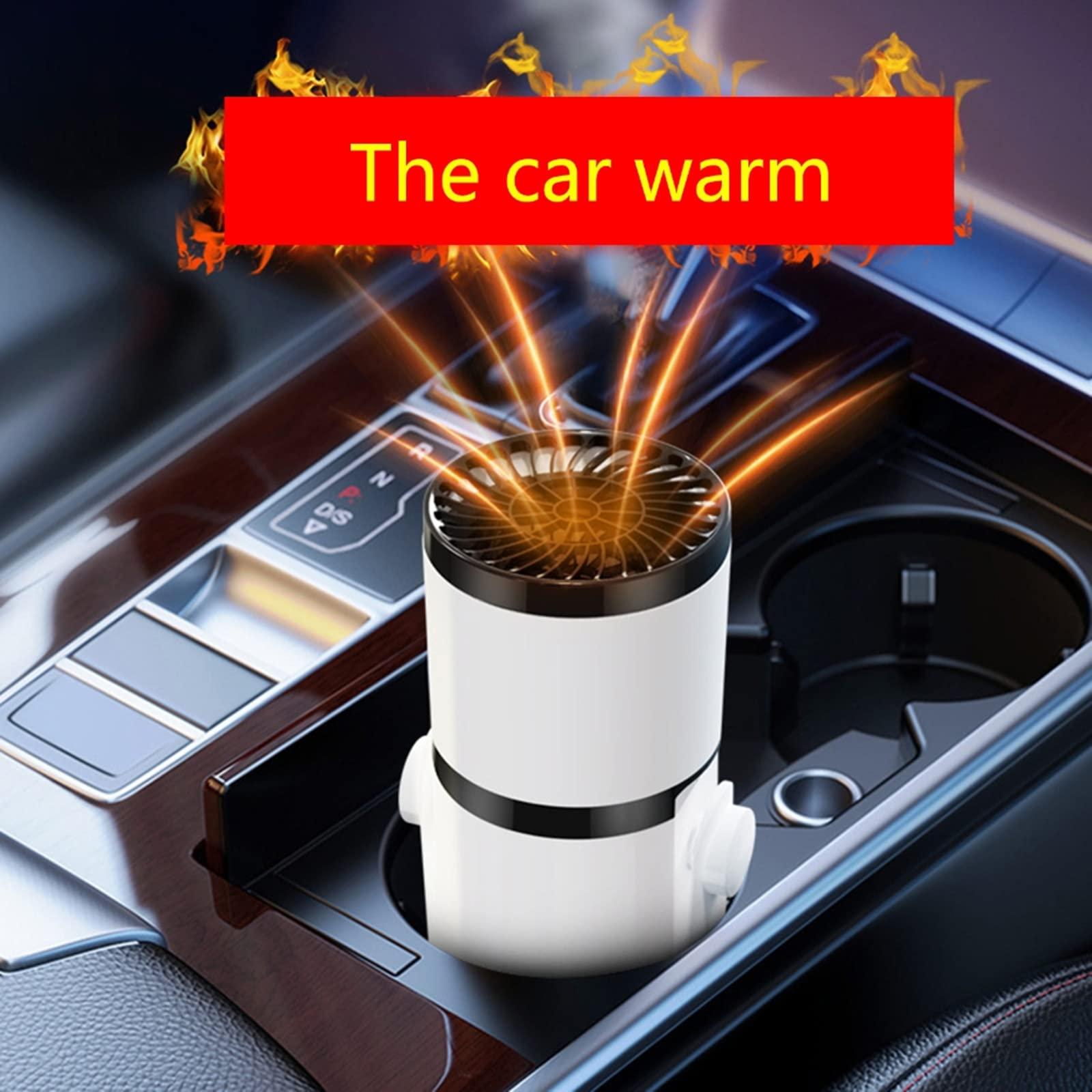 Sưởi ấm xe di động, xe 12V 150W sưởi ấm 2 in 1 nhà thiết kế xe sưởi cho xe tăng kính chắn gió xe hơi, cắm vào bật lửa