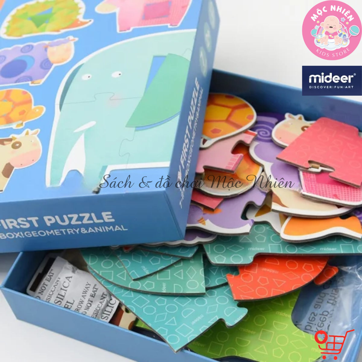 Đồ Chơi Xếp Hình Ghép Cặp Đầu Tiên Nhiều Chủ Đề - My First Puzzle Mideer Dành Cho Các Bé Trên 2 Tuổi