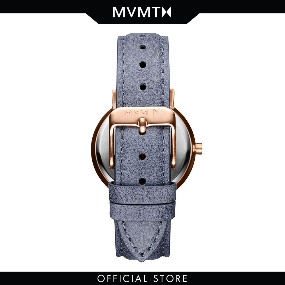 Đồng hồ Nữ MVMT dây da 34mm - Signature 2 D-MF02-WBLU