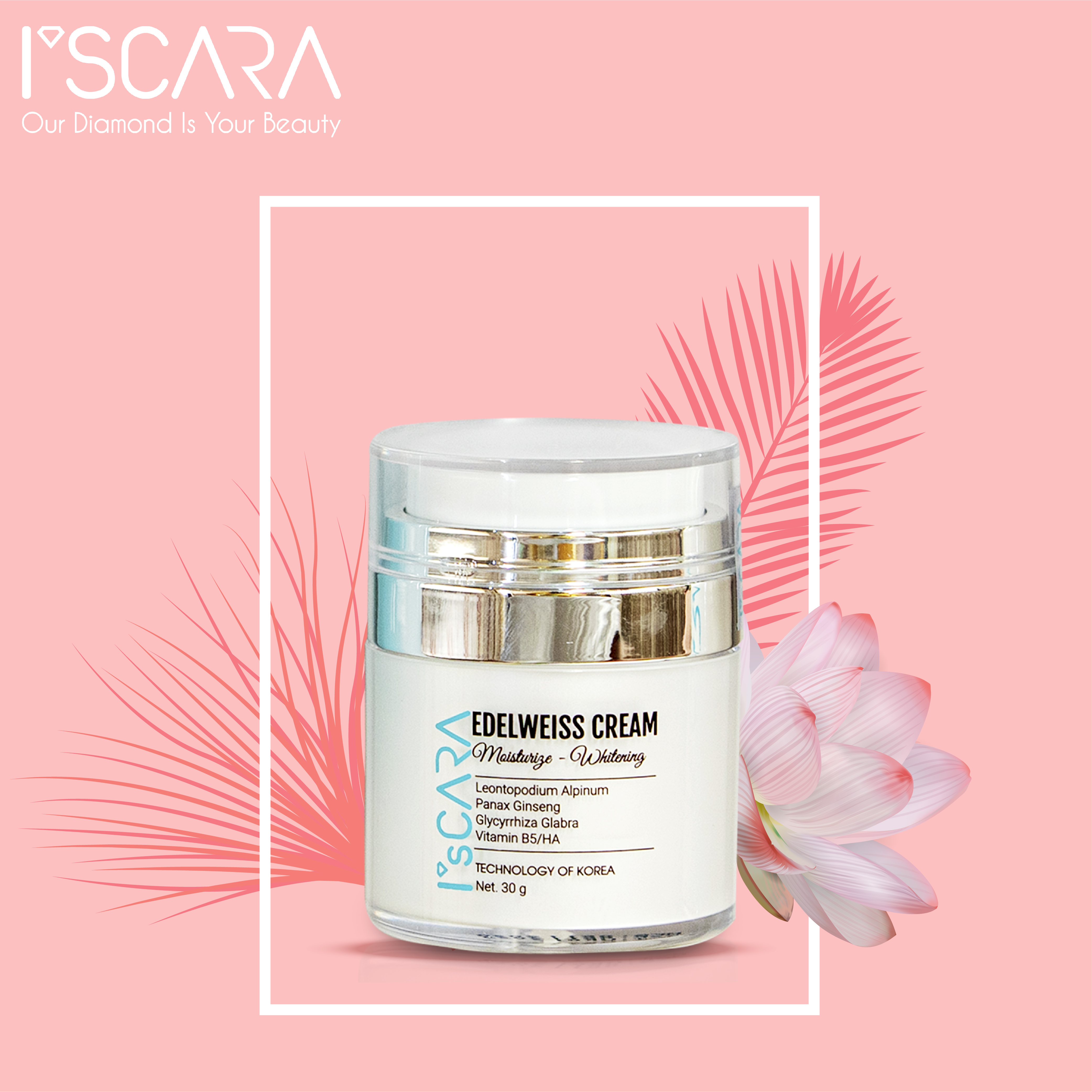 KEM FACE DƯỠNG TRẮNG I'SCARA