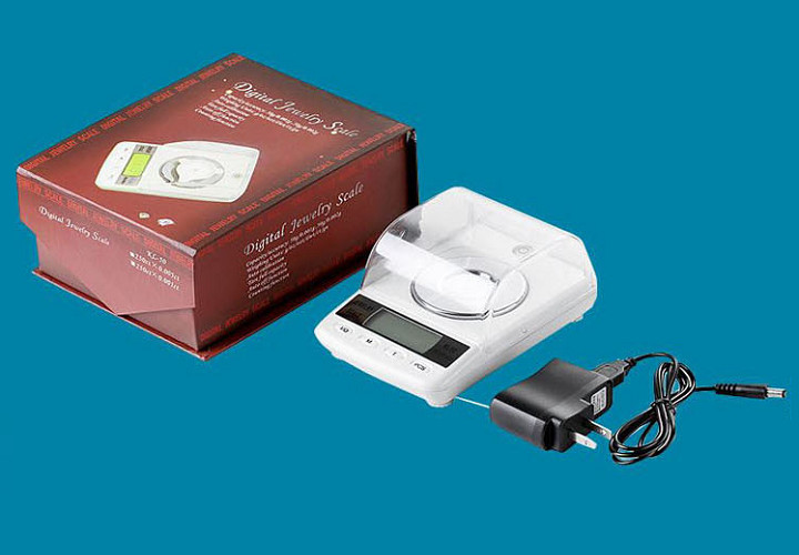 Cân tiểu ly để bàn màn hình hiển thị LCD có đèn nền tải trọng 50g/0.001g