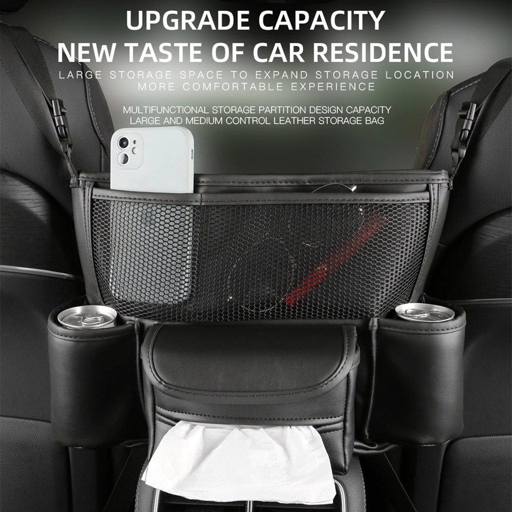 Túi đựng đồ cho hàng ghế ô tô da Nappa Back Seat