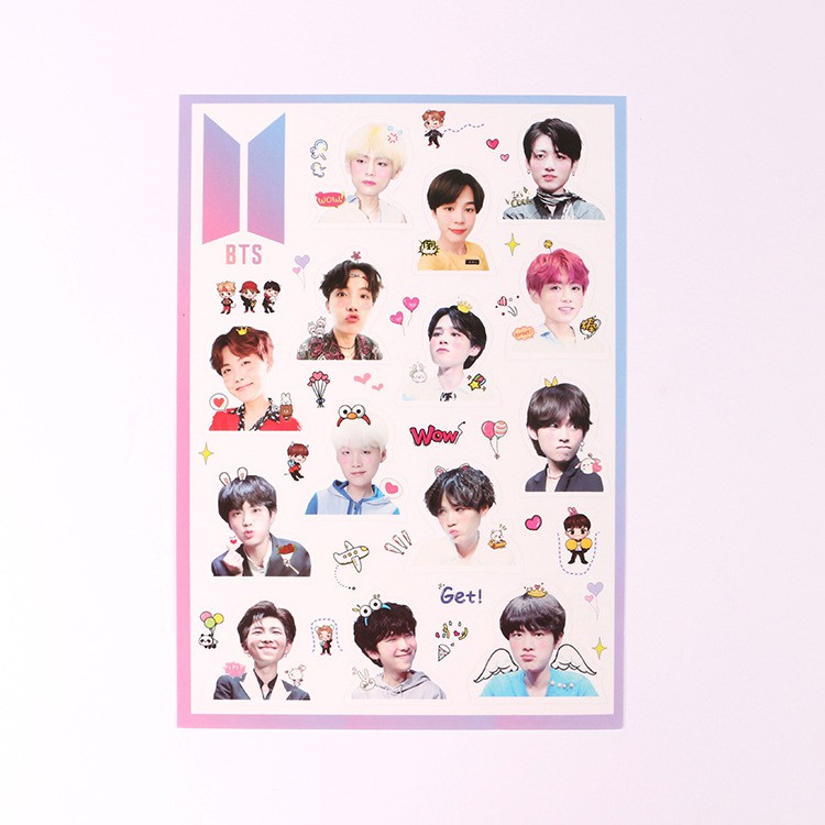 Album ảnh BTS mẫu mới Map the Soul 7' khổ A4 tặng kèm sticker BTS