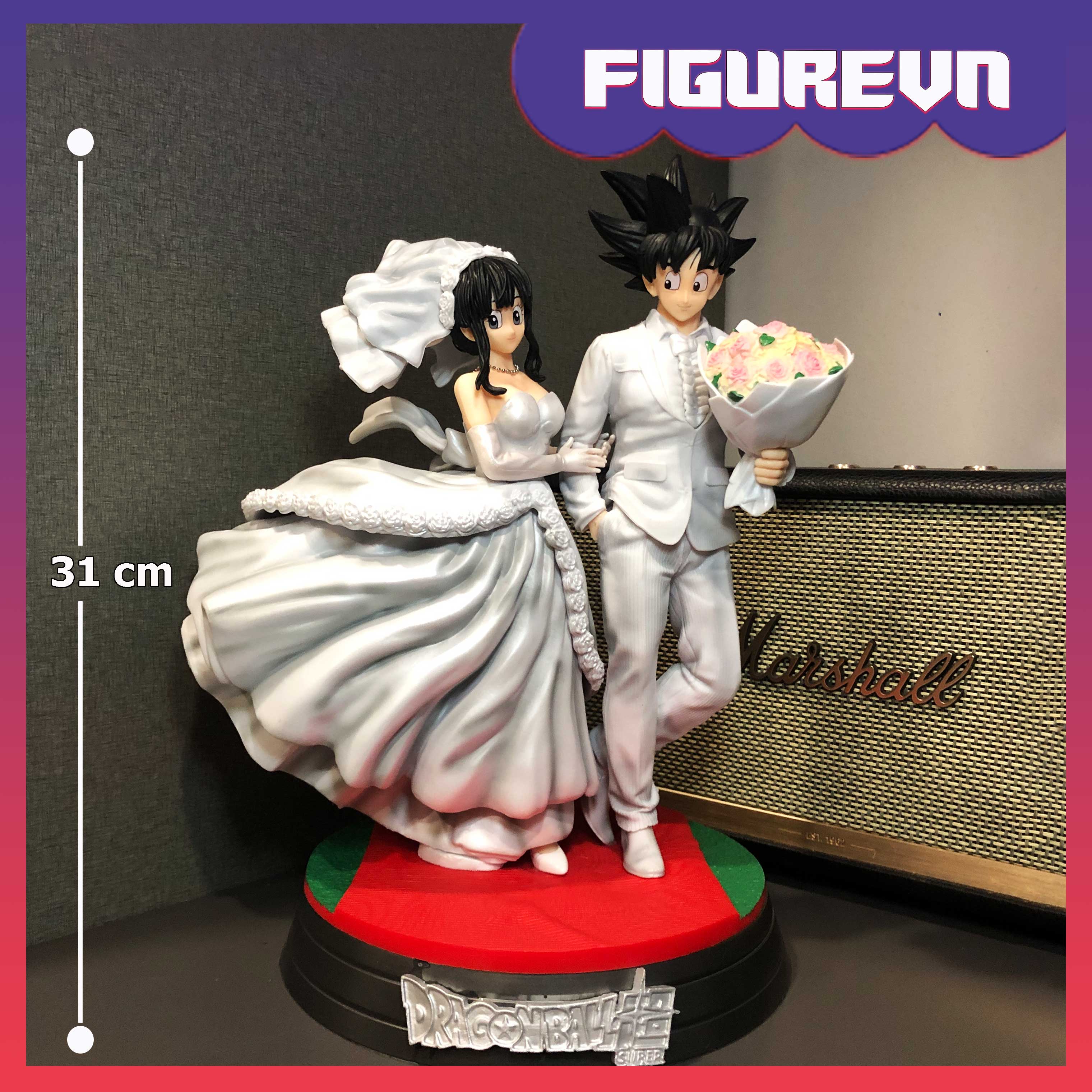 Mô hình đám cưới Goku và Chichi 31 cm - Dragon Ball