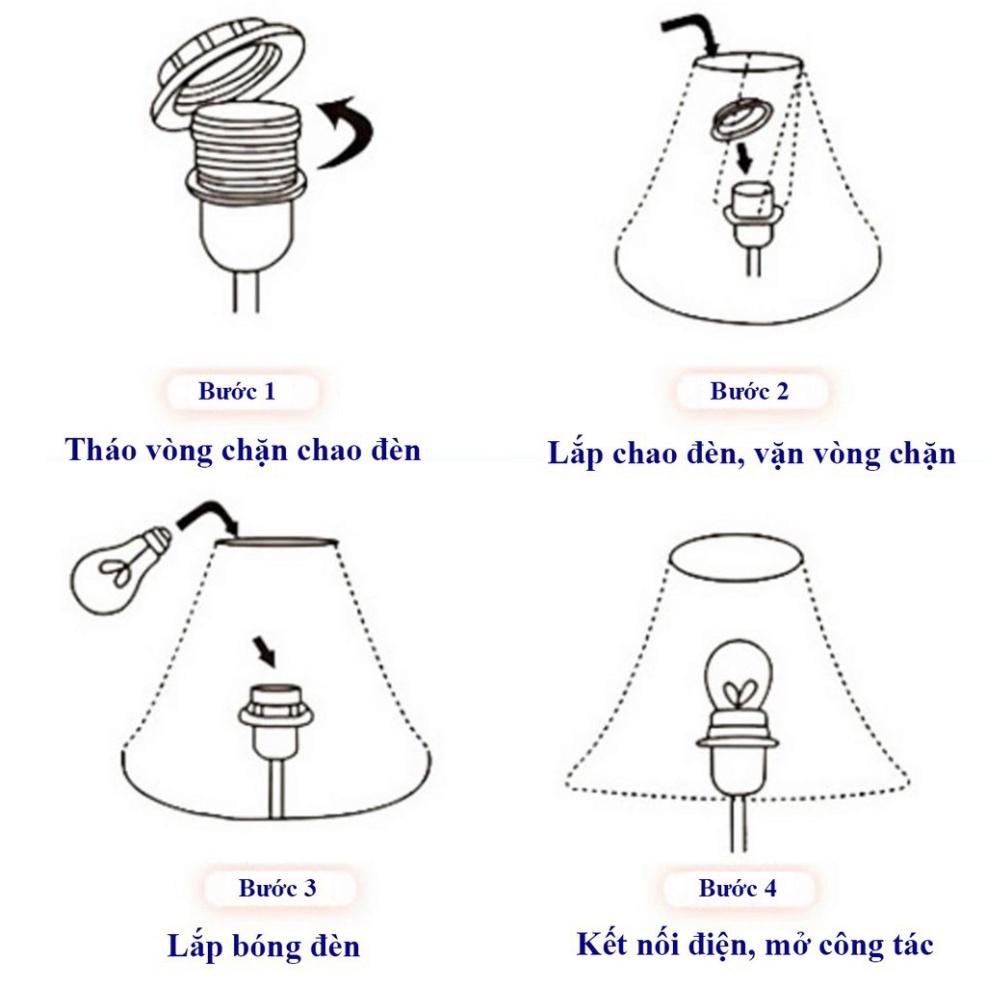 Đèn Bàn Cao Cấp DB9135, Đèn Trang Trí Phòng Khách/Phòng Ngủ Tân Cổ Điển